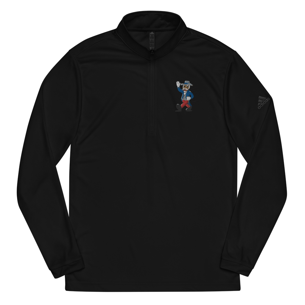 Oxford Ole Miss Rebels vintage quarter zip - black front
