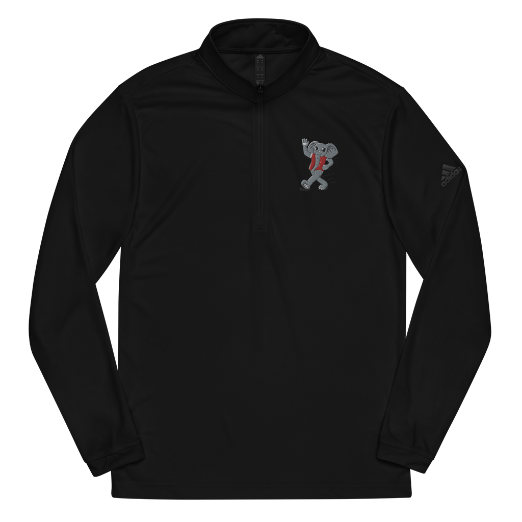 Tuscaloosa Alabama Crimson Tide vintage quarter zip - black front