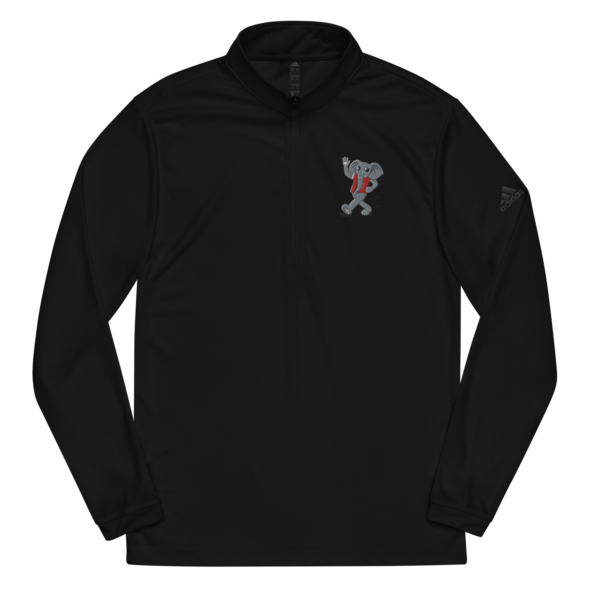 Tuscaloosa Alabama Crimson Tide vintage quarter zip - black front