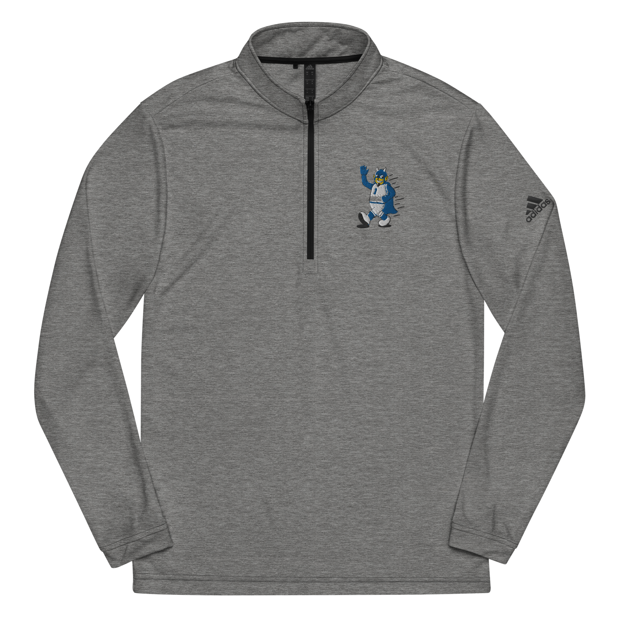 Durham Duke Blue Devils vintage quarter zip - black front