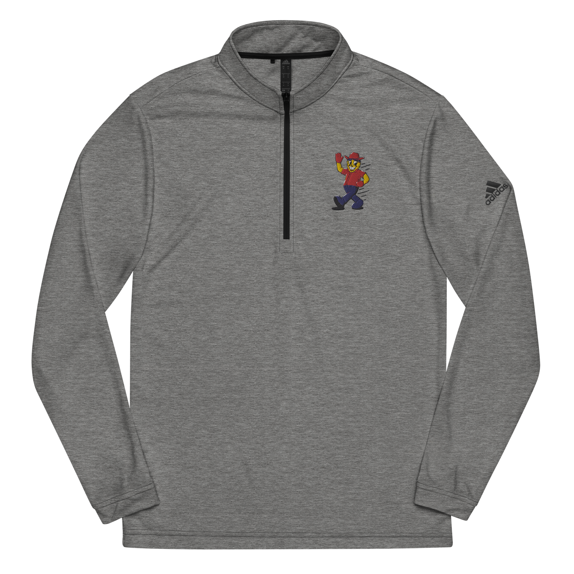 Lincoln Nebraska Cornhuskers vintage quarter zip - black front