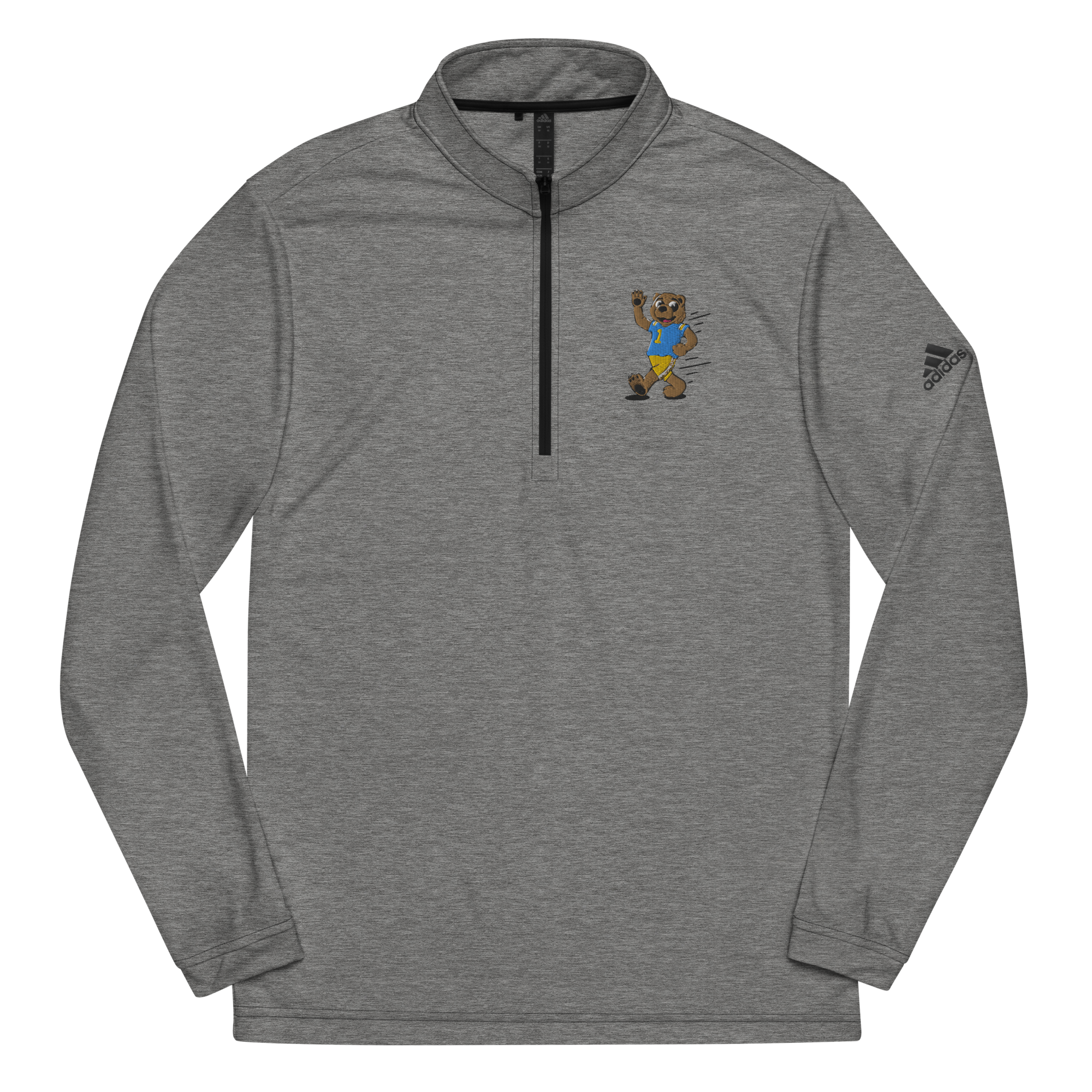 Los Angeles UCLA Bruins vintage quarter zip - black front