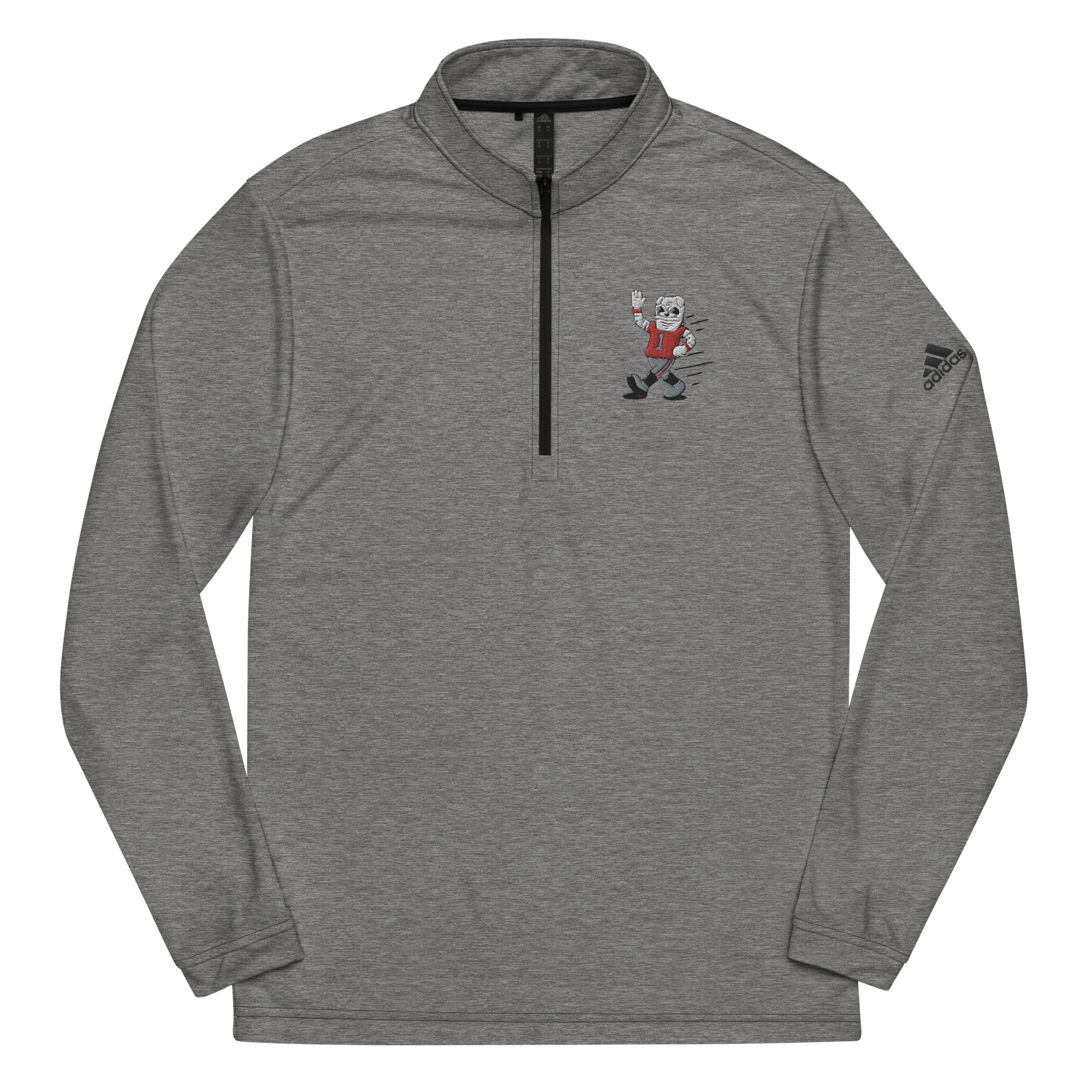 Athens Georgia Bulldogs vintage quarter zip - black front