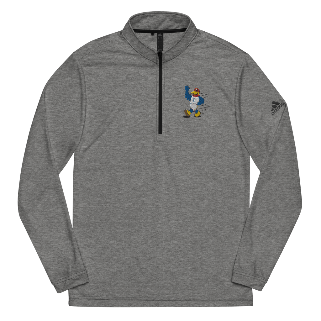 Lawrence Kansas Jayhawks vintage quarter zip - black front