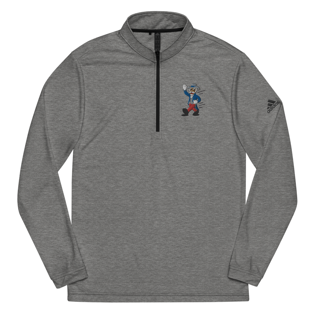 Oxford Ole Miss Rebels vintage quarter zip - black front