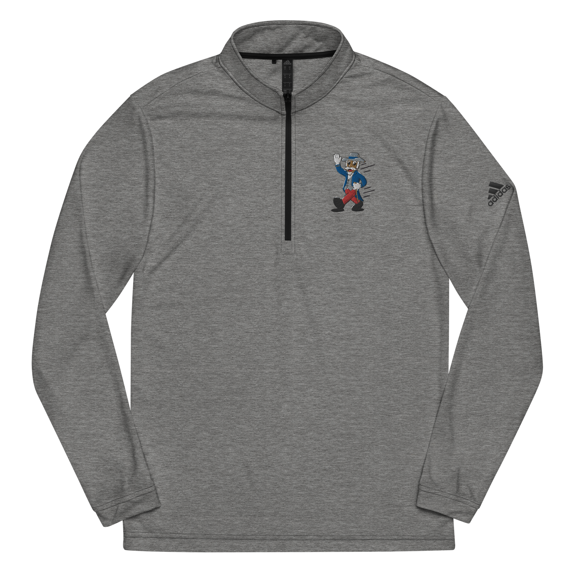 Oxford Ole Miss Rebels vintage quarter zip - black front