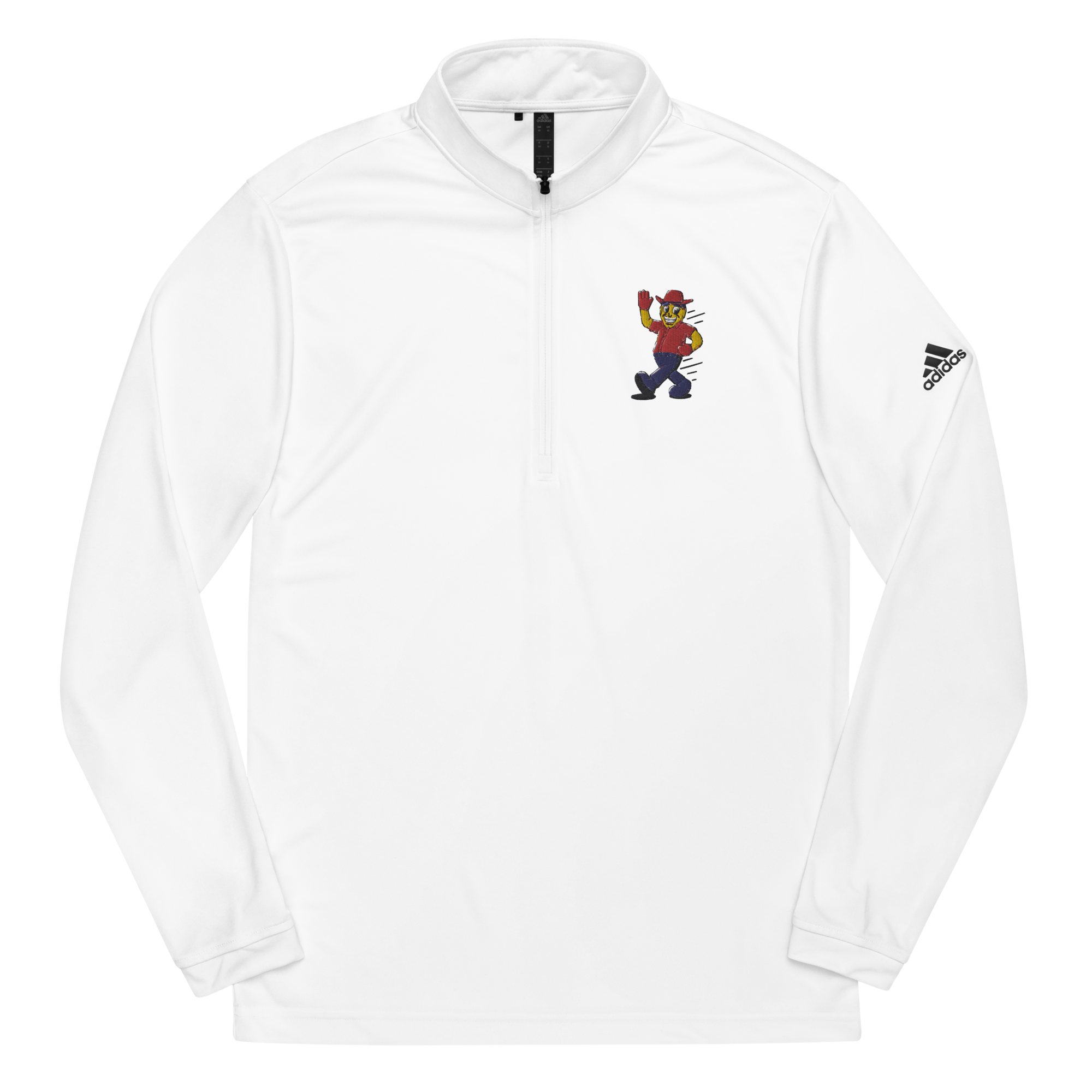 Lincoln Nebraska Cornhuskers vintage quarter zip - white front