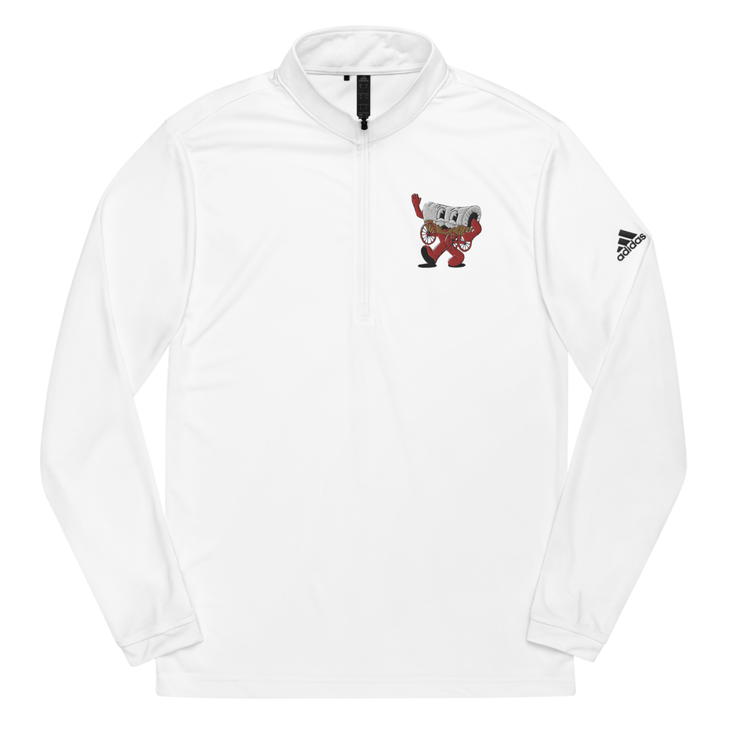 Norman Oklahoma Sooners vintage quarter zip - white front