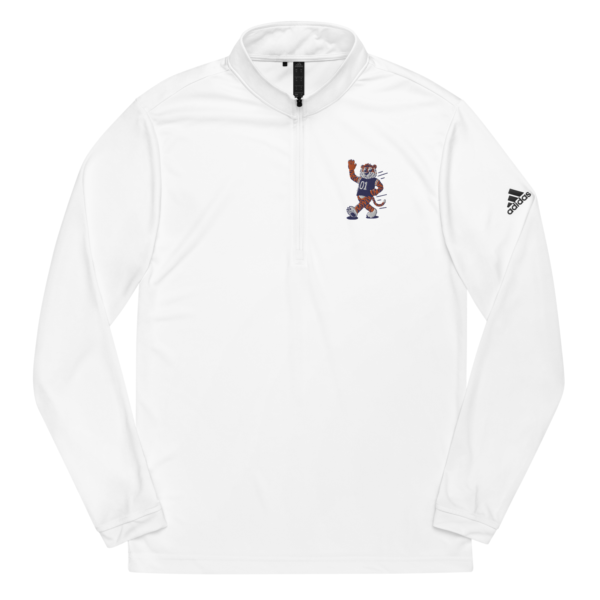 Auburn Auburn Tigers vintage quarter zip - white front