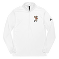 Austin Texas Longhorns vintage quarter zip - white front