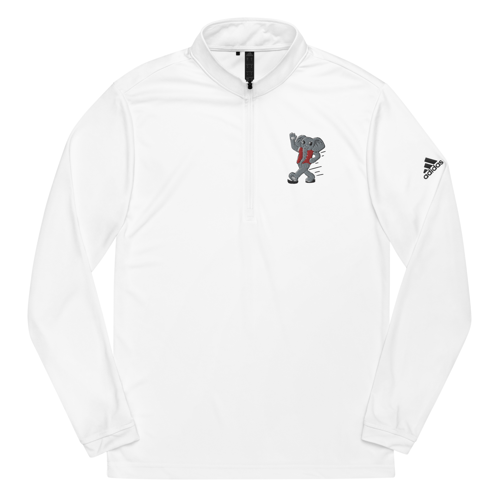 Tuscaloosa Alabama Crimson Tide vintage quarter zip - white front