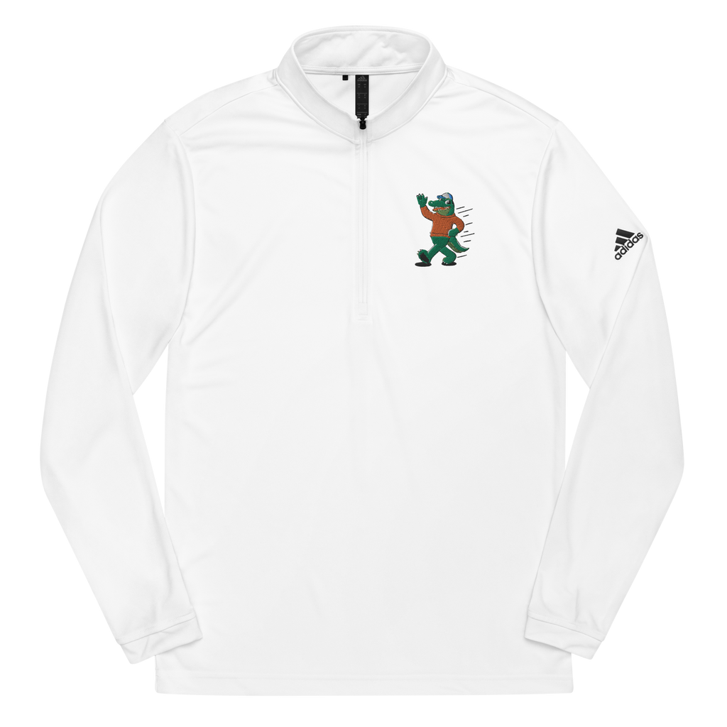 Gainesville Florida Gators vintage quarter zip - white front