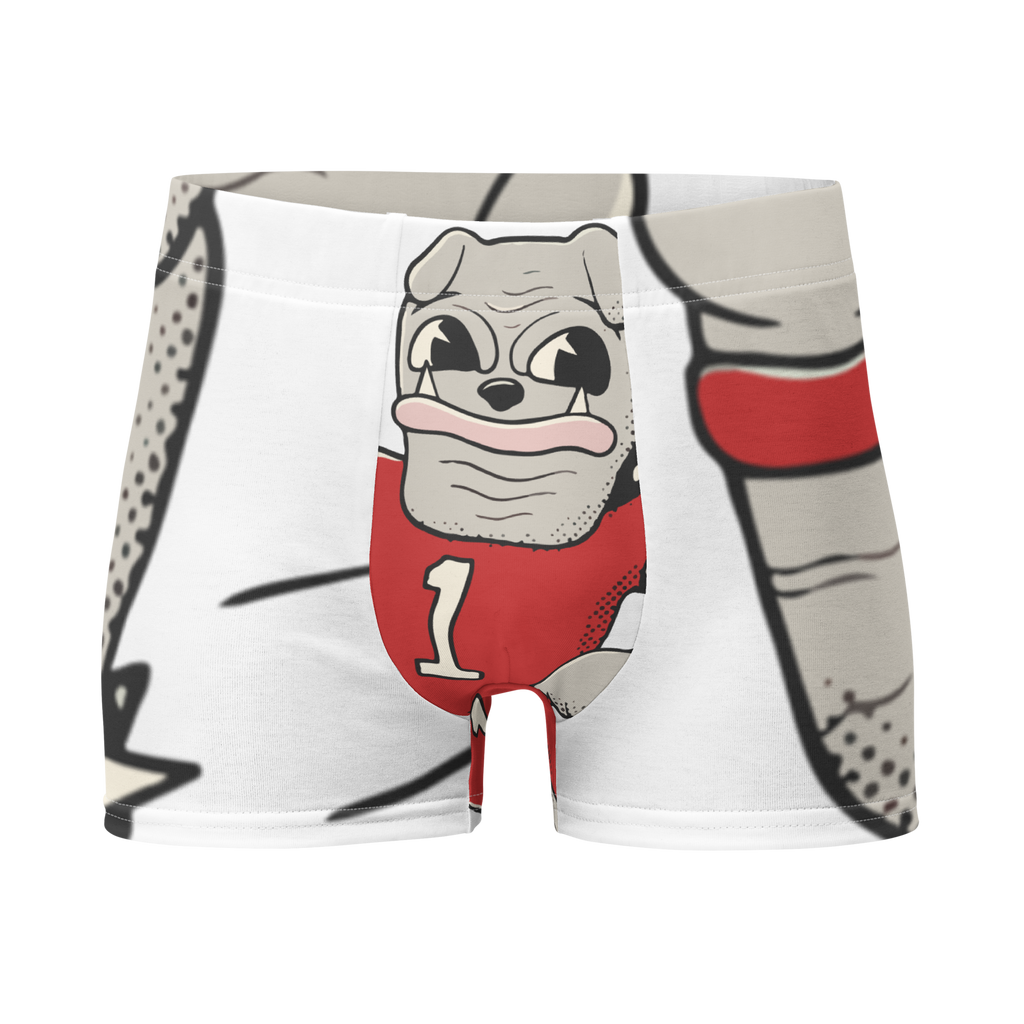 Athens Georgia Bulldogs vintage boxer briefs - white front