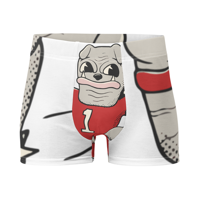 Athens Georgia Bulldogs vintage boxer briefs - white front
