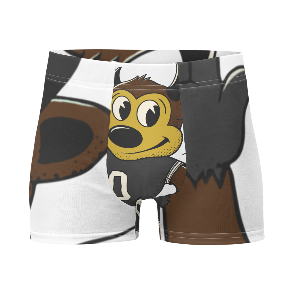 Boulder Colorado Buffaloes vintage boxer briefs - white front