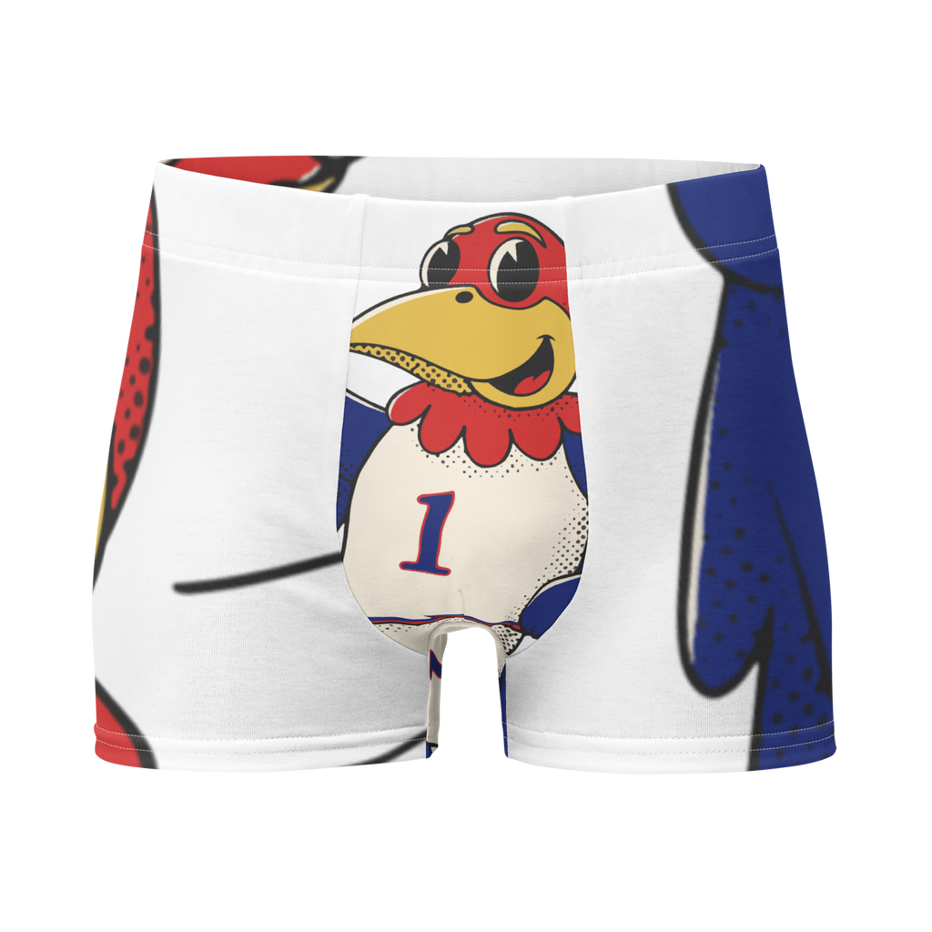 Lawrence Kansas Jayhawks vintage boxer briefs - white front