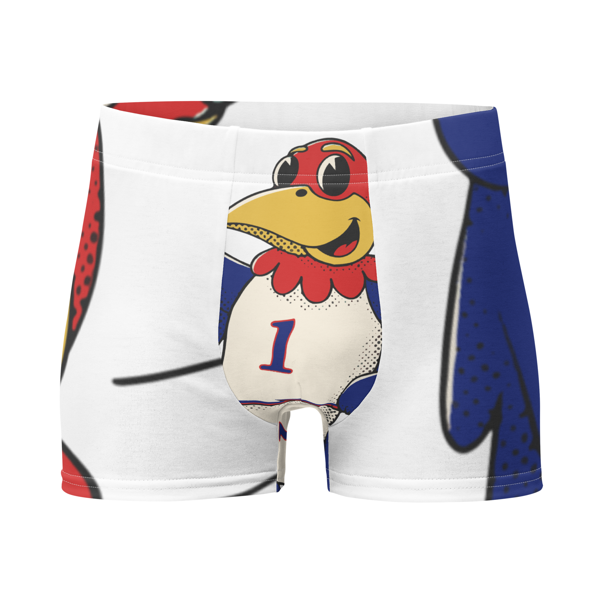Lawrence Kansas Jayhawks vintage boxer briefs - white front