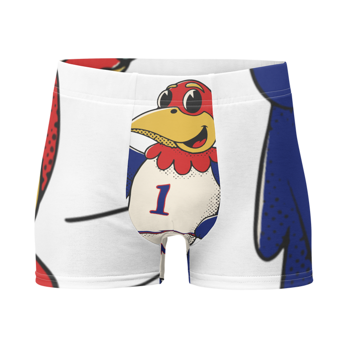 Lawrence Kansas Jayhawks vintage boxer briefs - white front