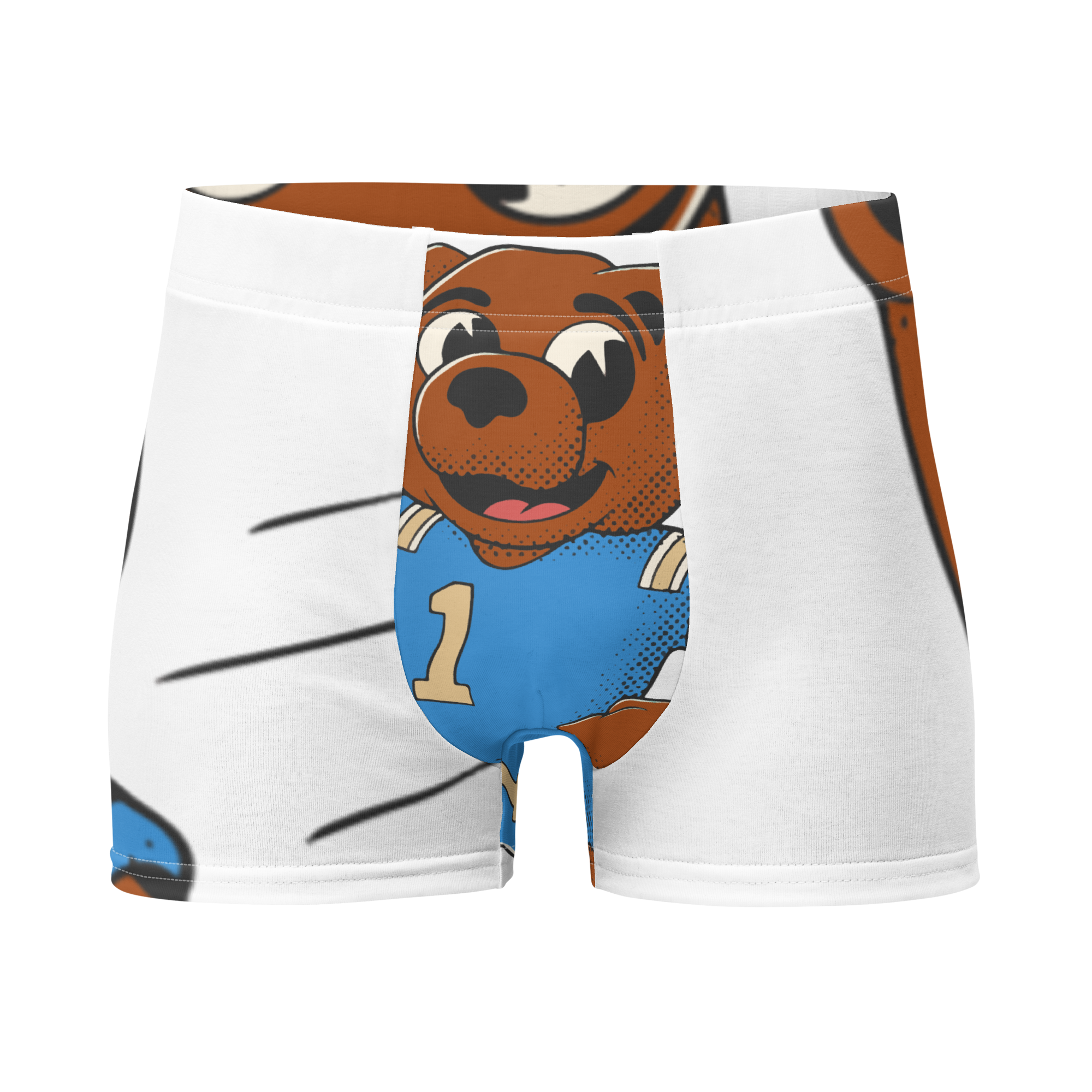 Los Angeles UCLA Bruins vintage boxer briefs - white front