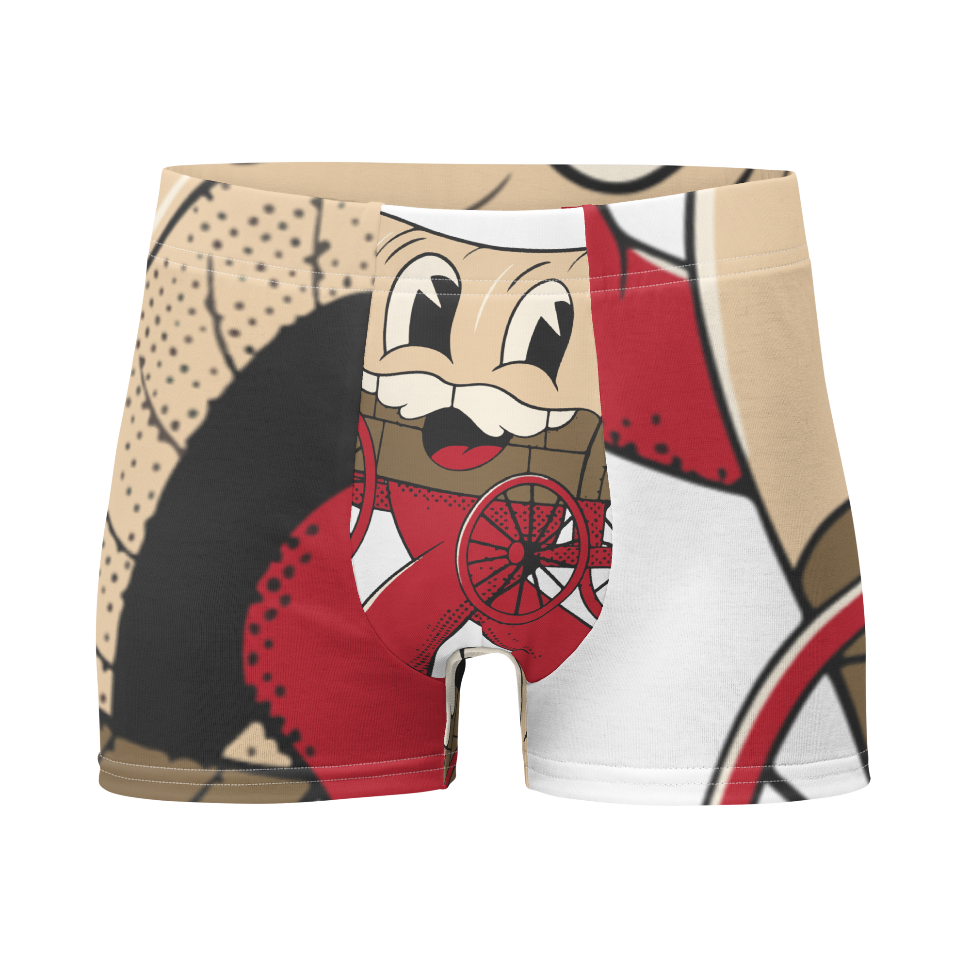 Norman Oklahoma Sooners vintage boxer briefs - white front
