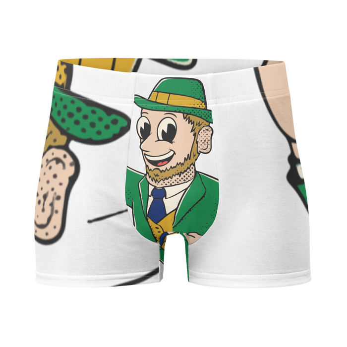South Bend Notre Dame Fighting Irish vintage boxer briefs - white front