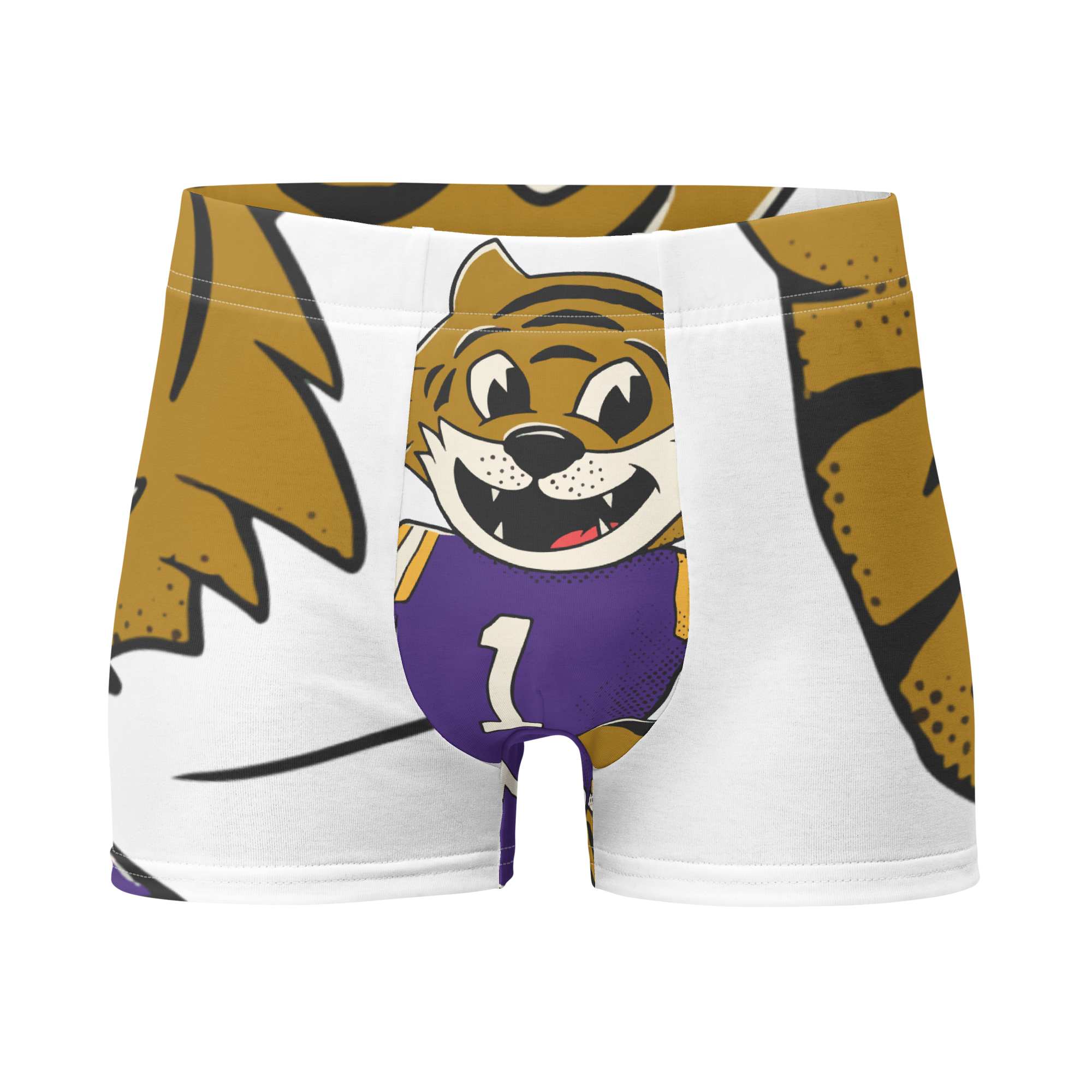 Baton Rouge LSU Tigers vintage boxer briefs - white front