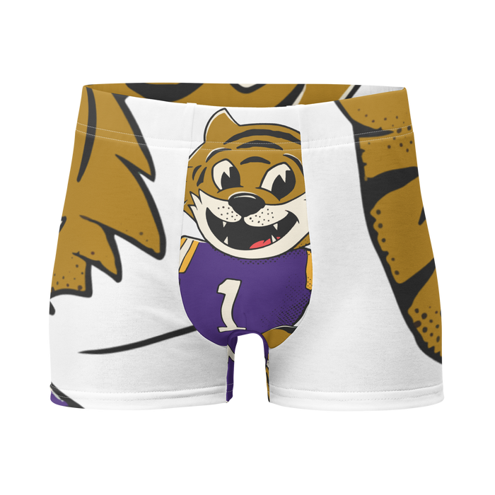 Baton Rouge LSU Tigers vintage boxer briefs - white front