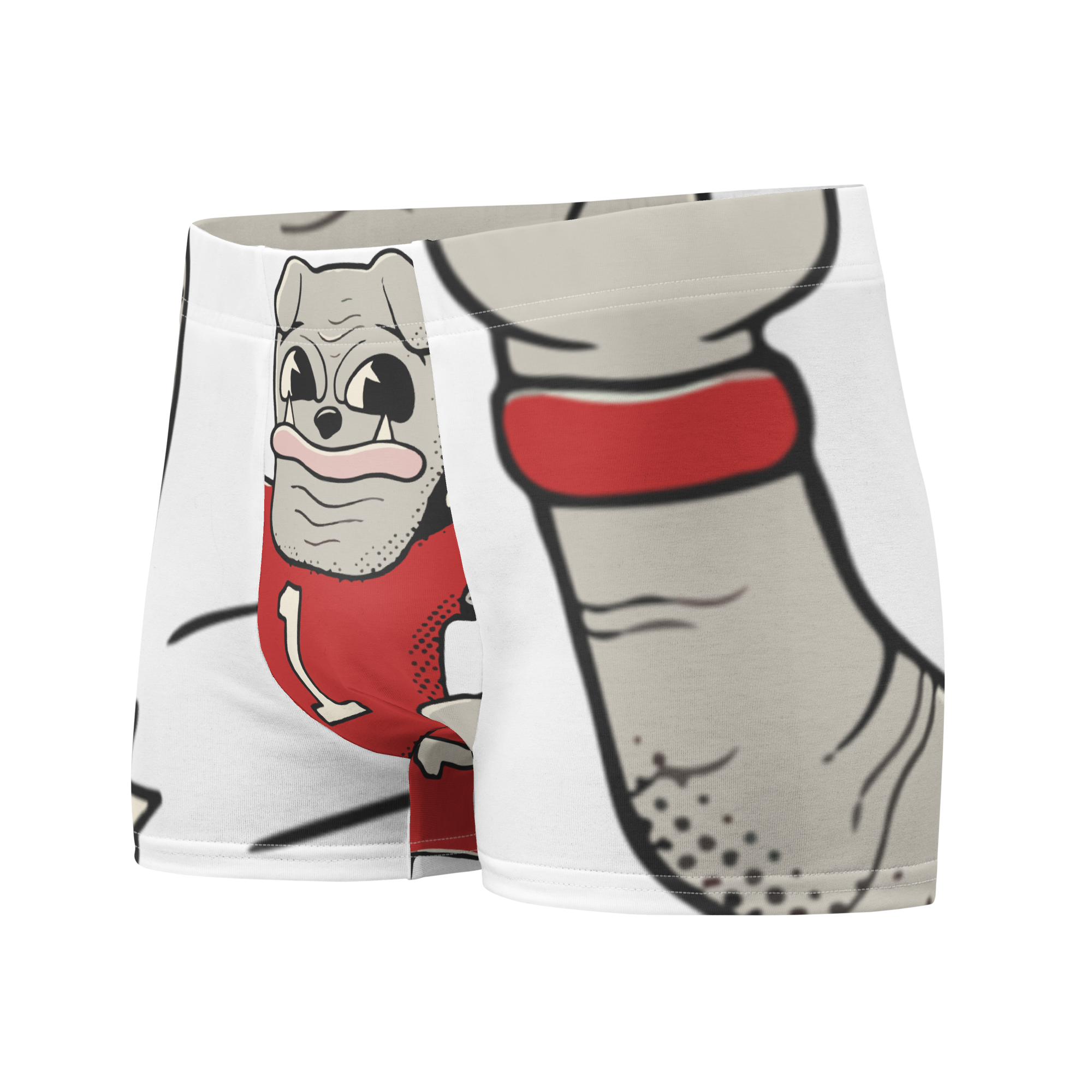 Athens Georgia Bulldogs vintage boxer briefs - white front