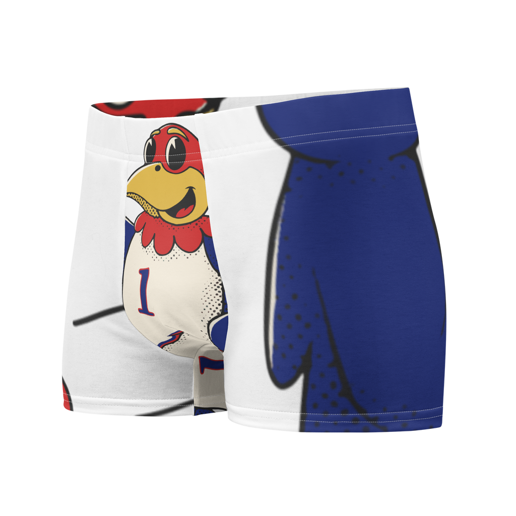 Lawrence Kansas Jayhawks vintage boxer briefs - white front