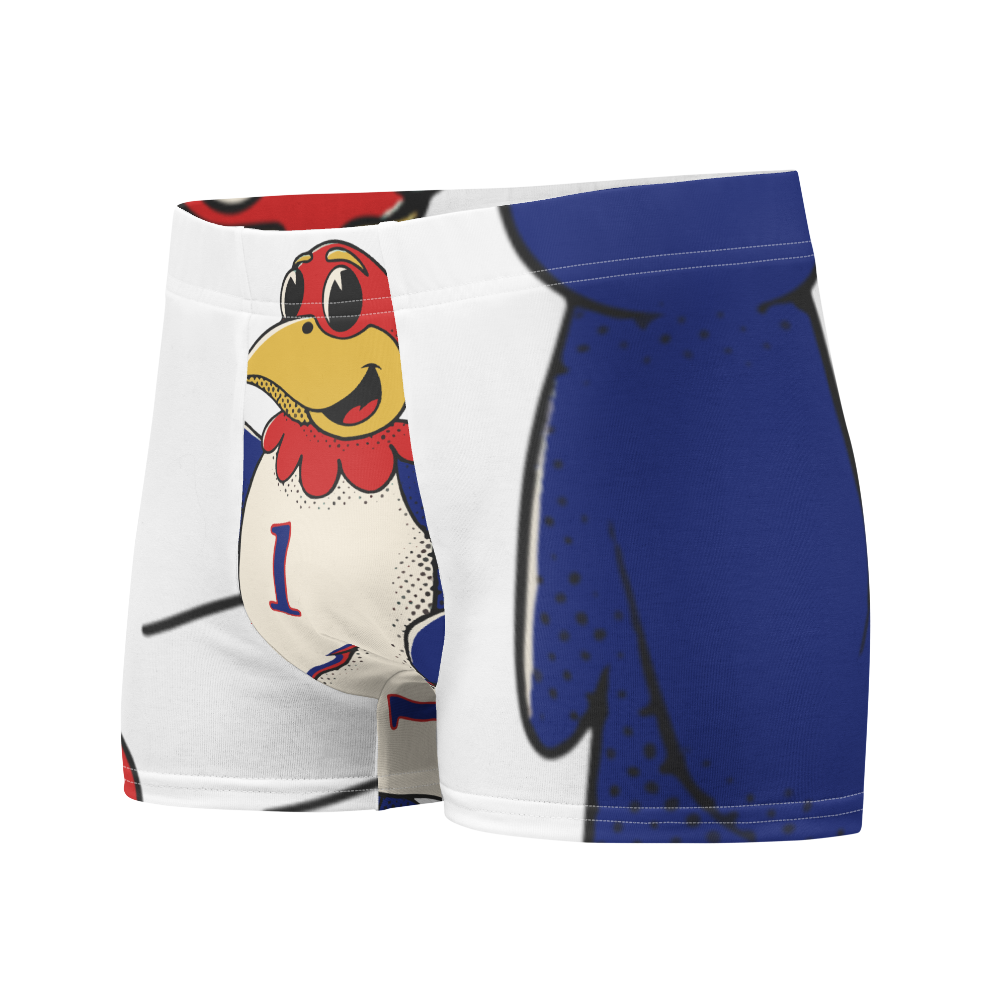 Lawrence Kansas Jayhawks vintage boxer briefs - white front