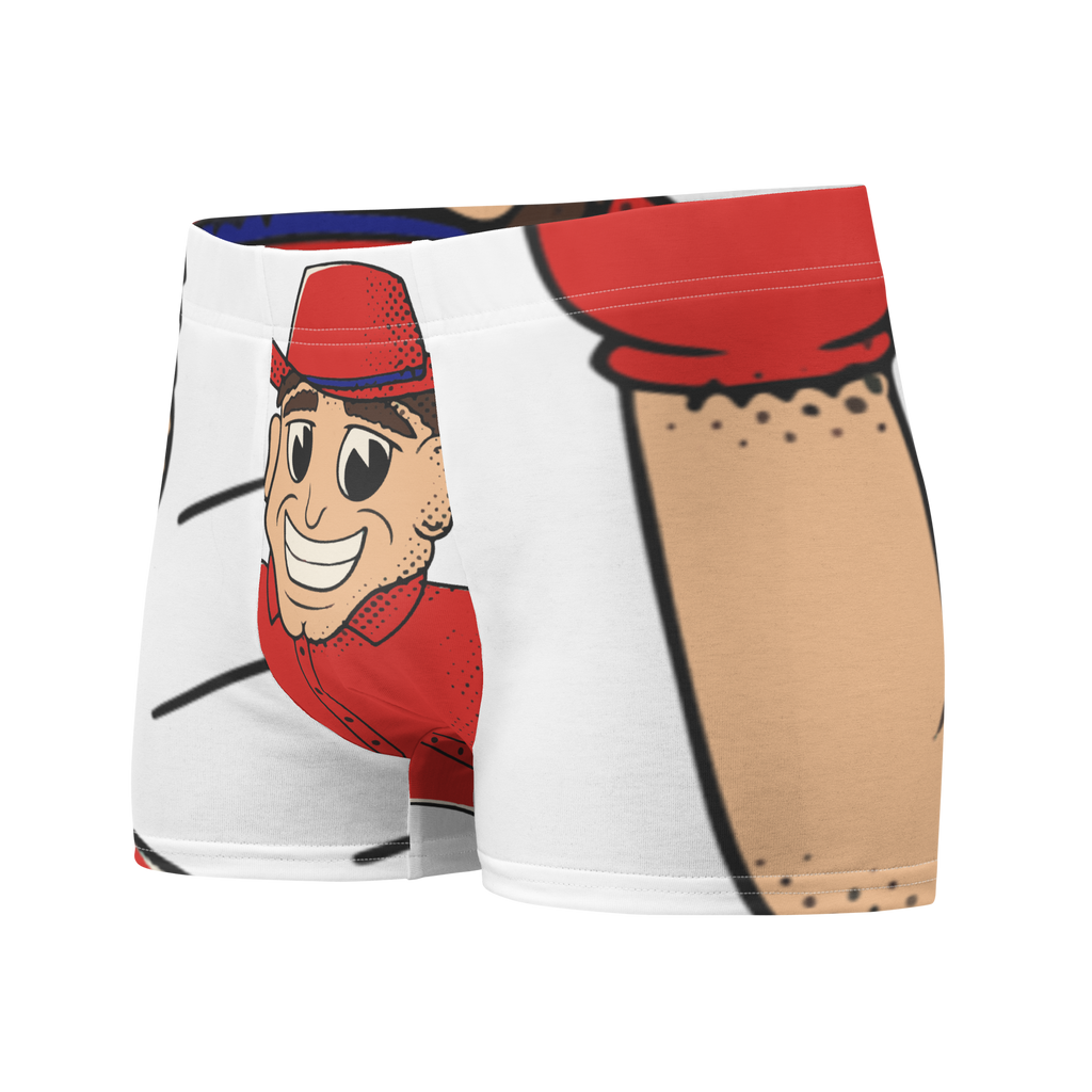 Lincoln Nebraska Cornhuskers vintage boxer briefs - white front