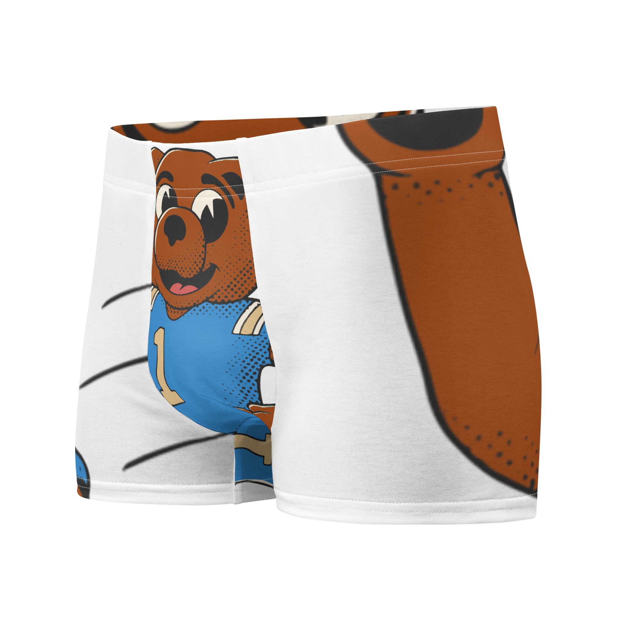 Los Angeles UCLA Bruins vintage boxer briefs - white front