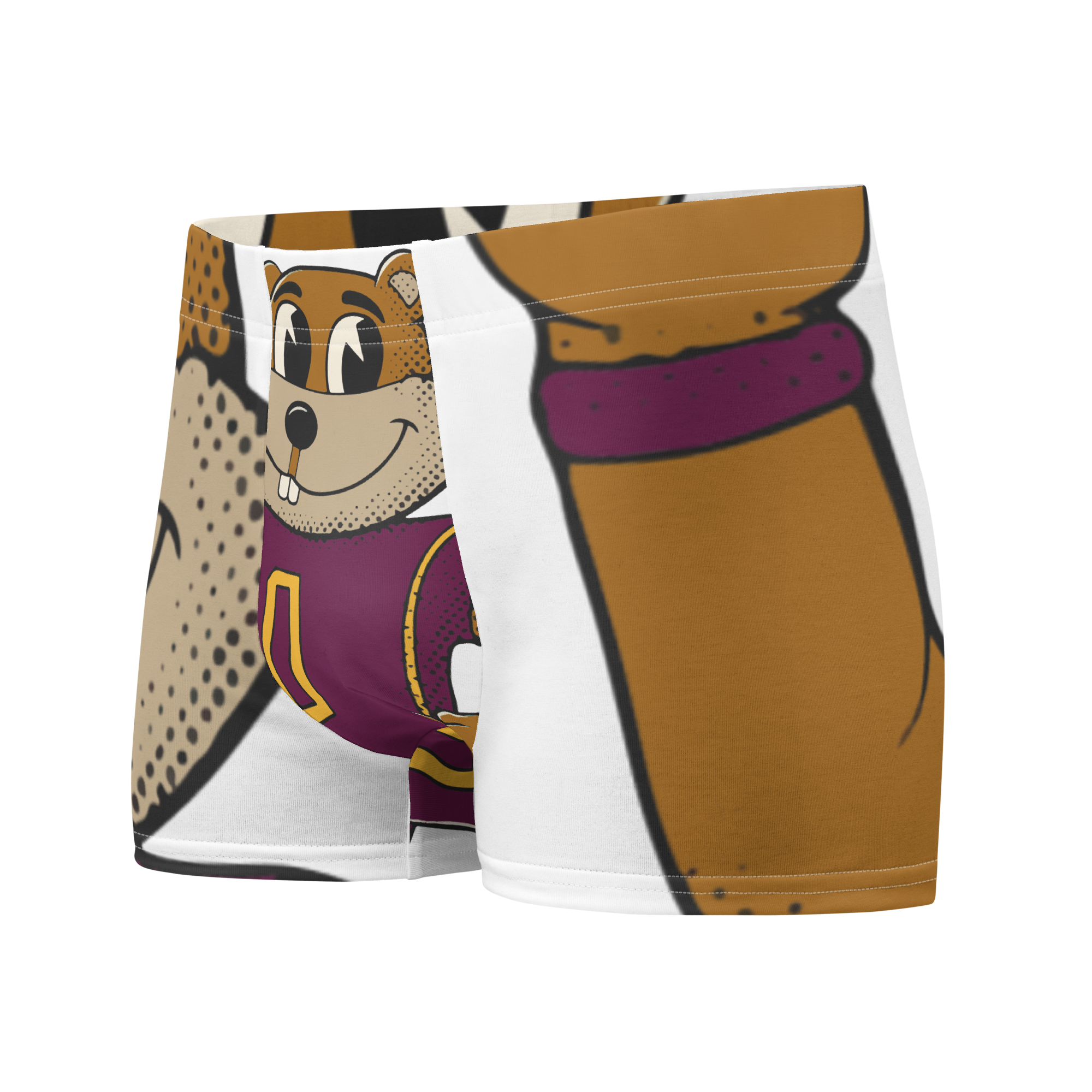 Minneapolis Minnesota Golden Gophers vintage boxer briefs - white front