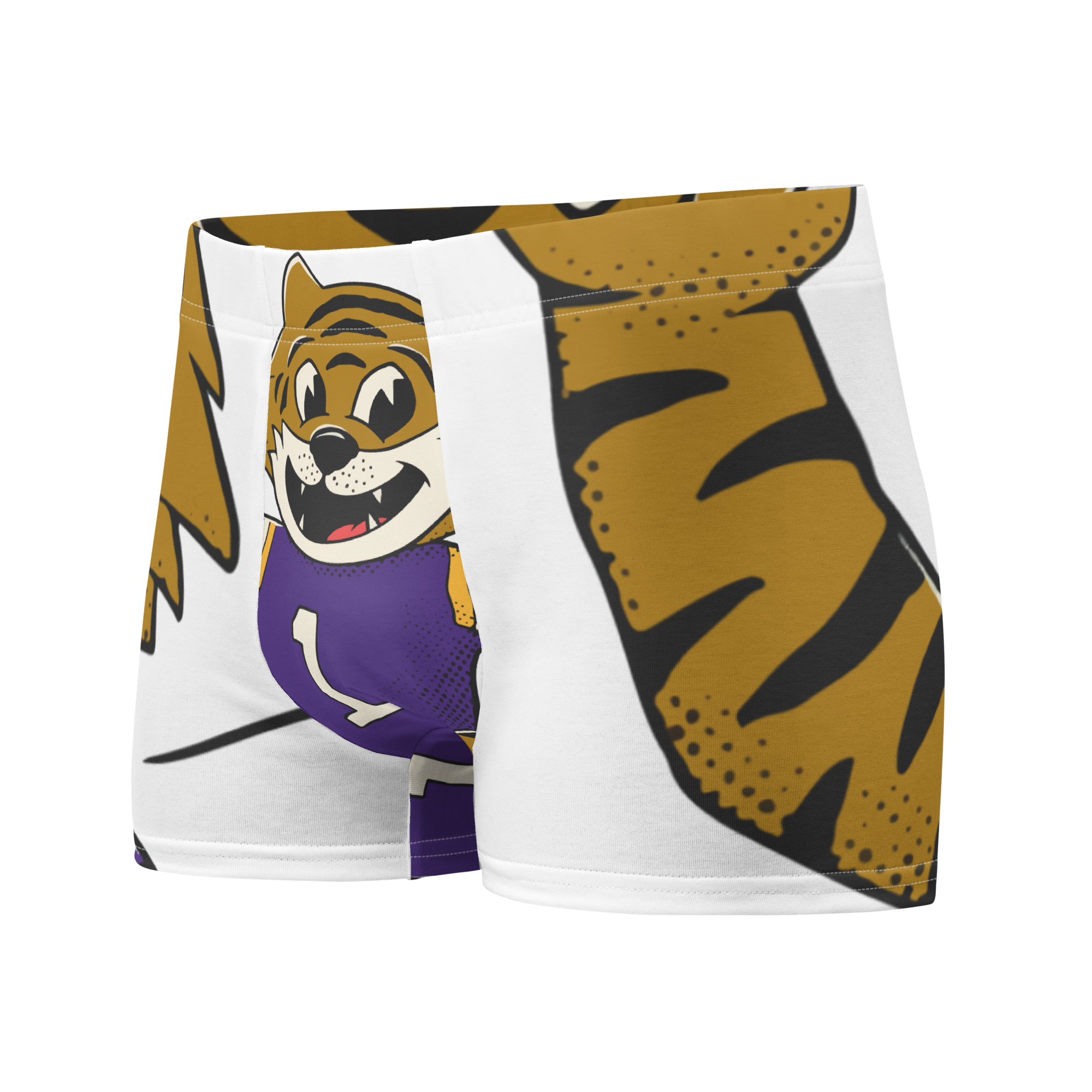Baton Rouge LSU Tigers vintage boxer briefs - white front