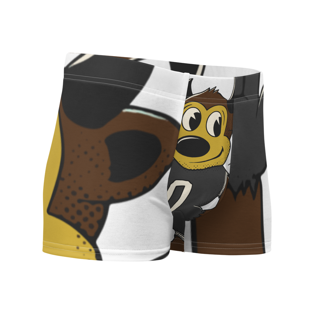 Boulder Colorado Buffaloes vintage boxer briefs - white front