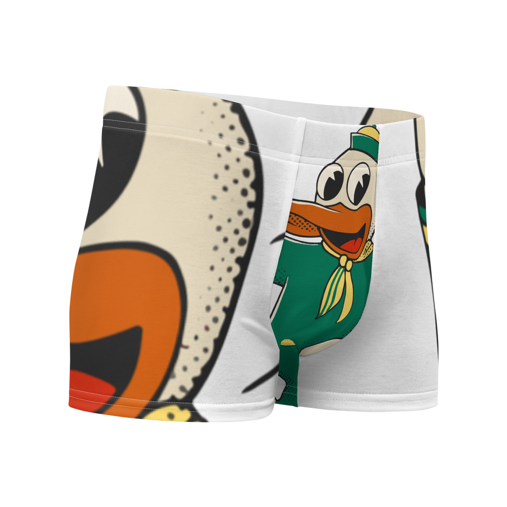 Eugene Oregon Ducks vintage boxer briefs - white front