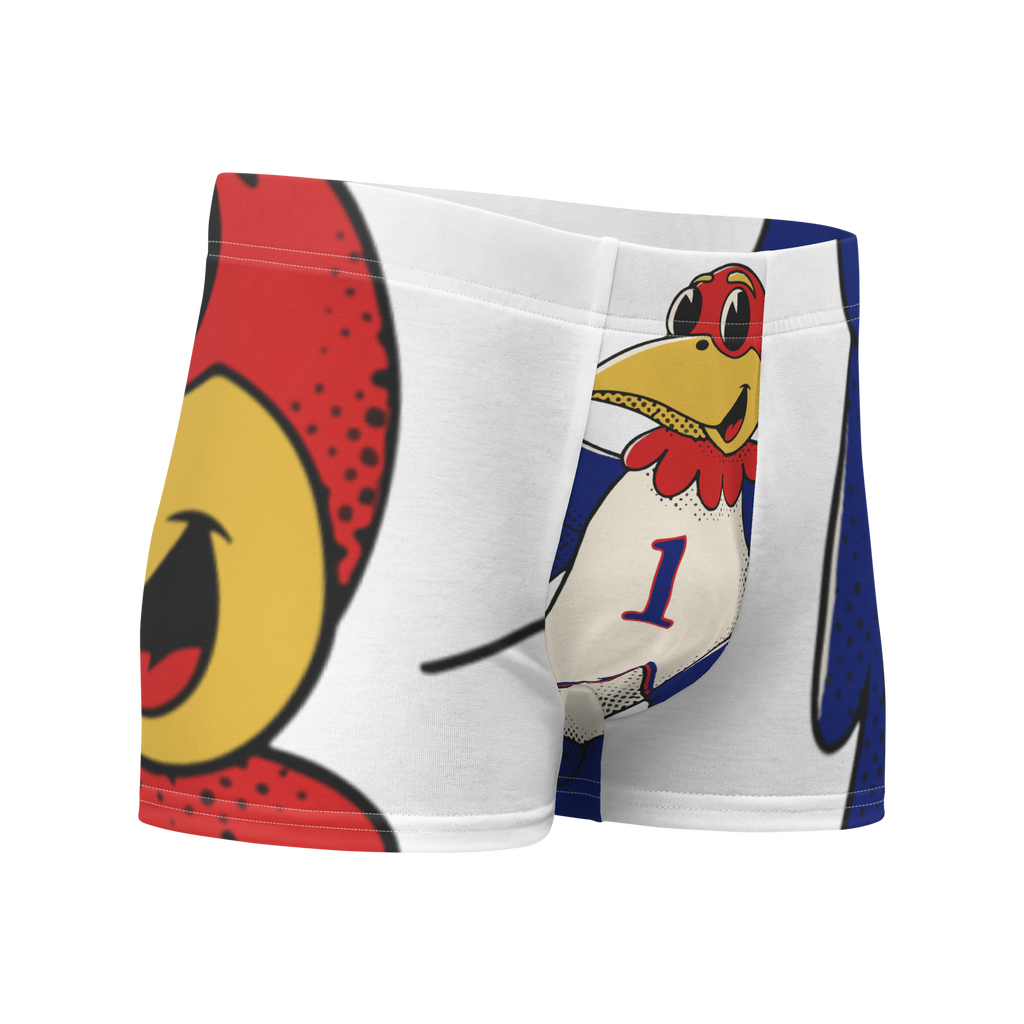 Lawrence Kansas Jayhawks vintage boxer briefs - white front