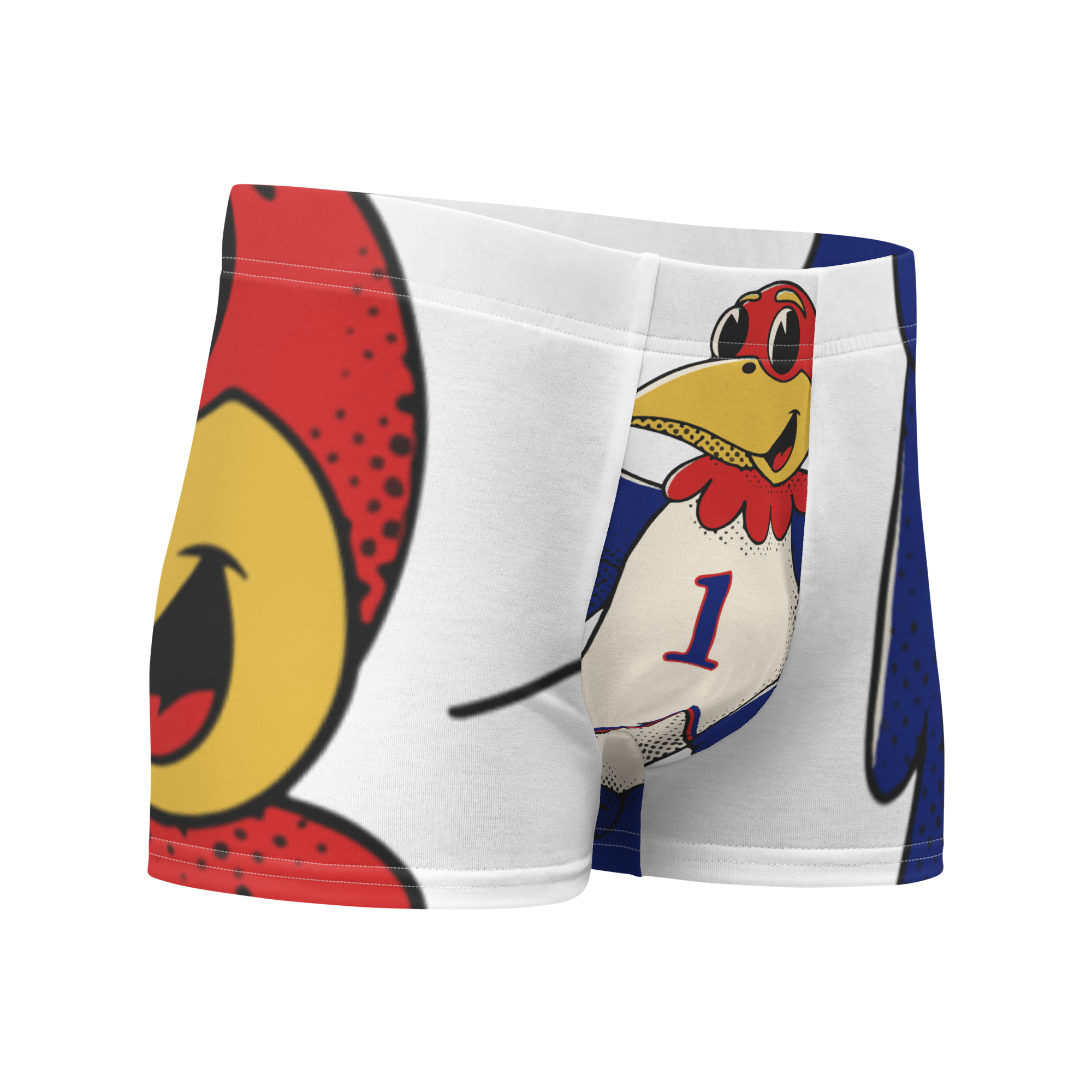 Lawrence Kansas Jayhawks vintage boxer briefs - white front