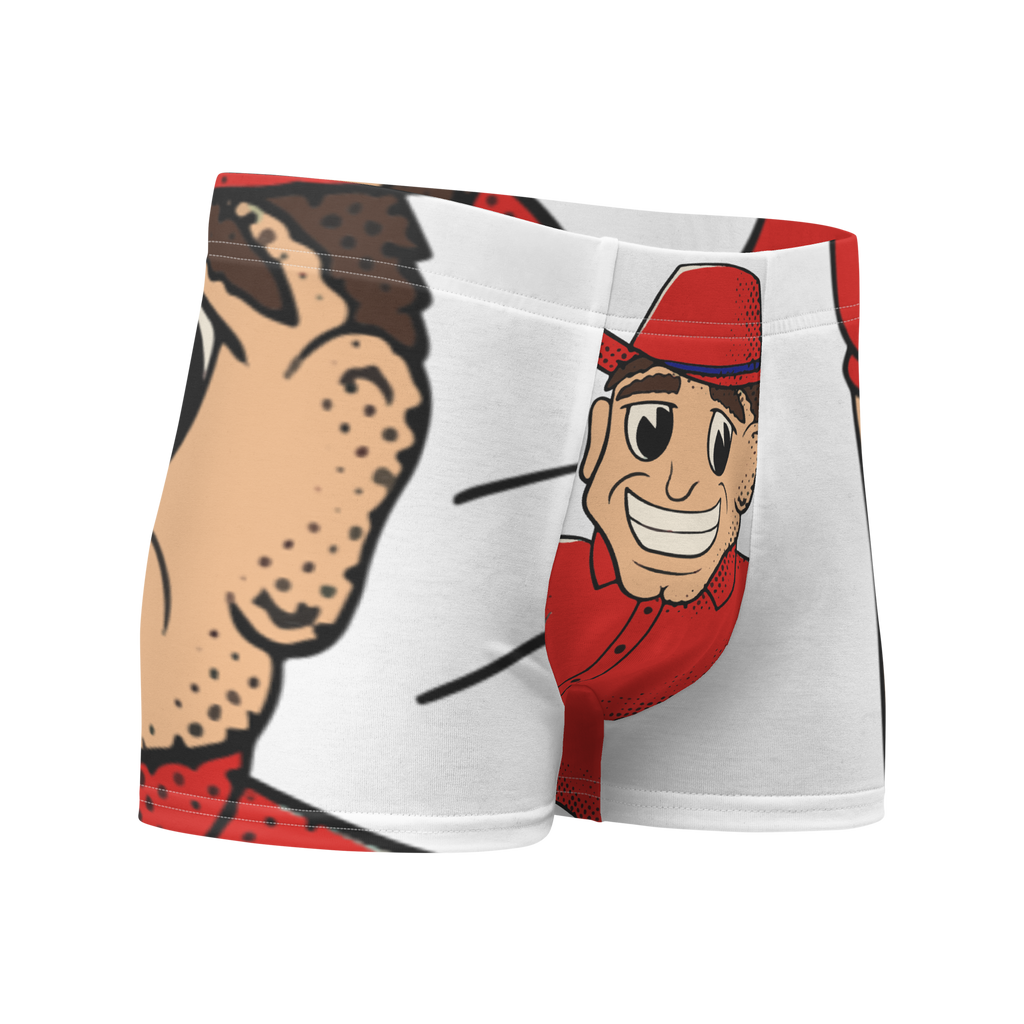 Lincoln Nebraska Cornhuskers vintage boxer briefs - white front