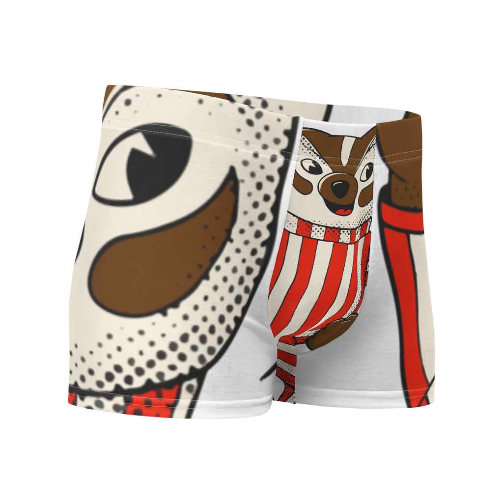 Madison Wisconsin Badgers vintage boxer briefs - white front