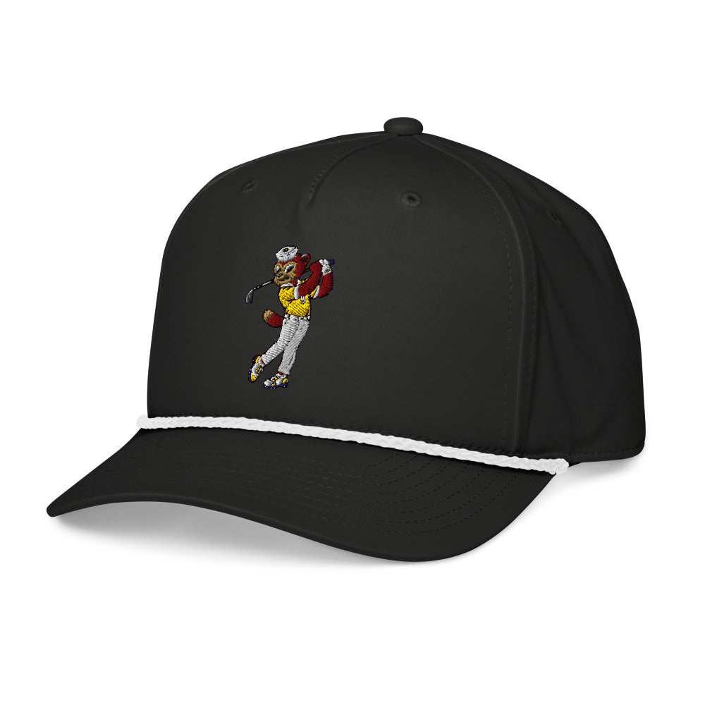 Michigan Wolverines Golfer rope hat — Black (leftfront)