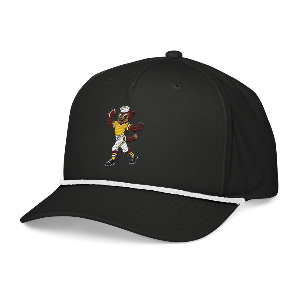 Michigan Wolverines Quarterback rope hat — Black (leftfront)
