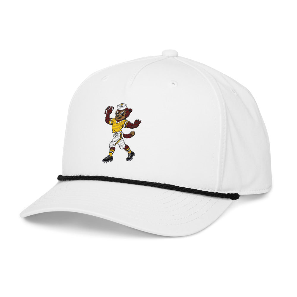 Michigan Wolverines Quarterback rope hat — White (leftfront)