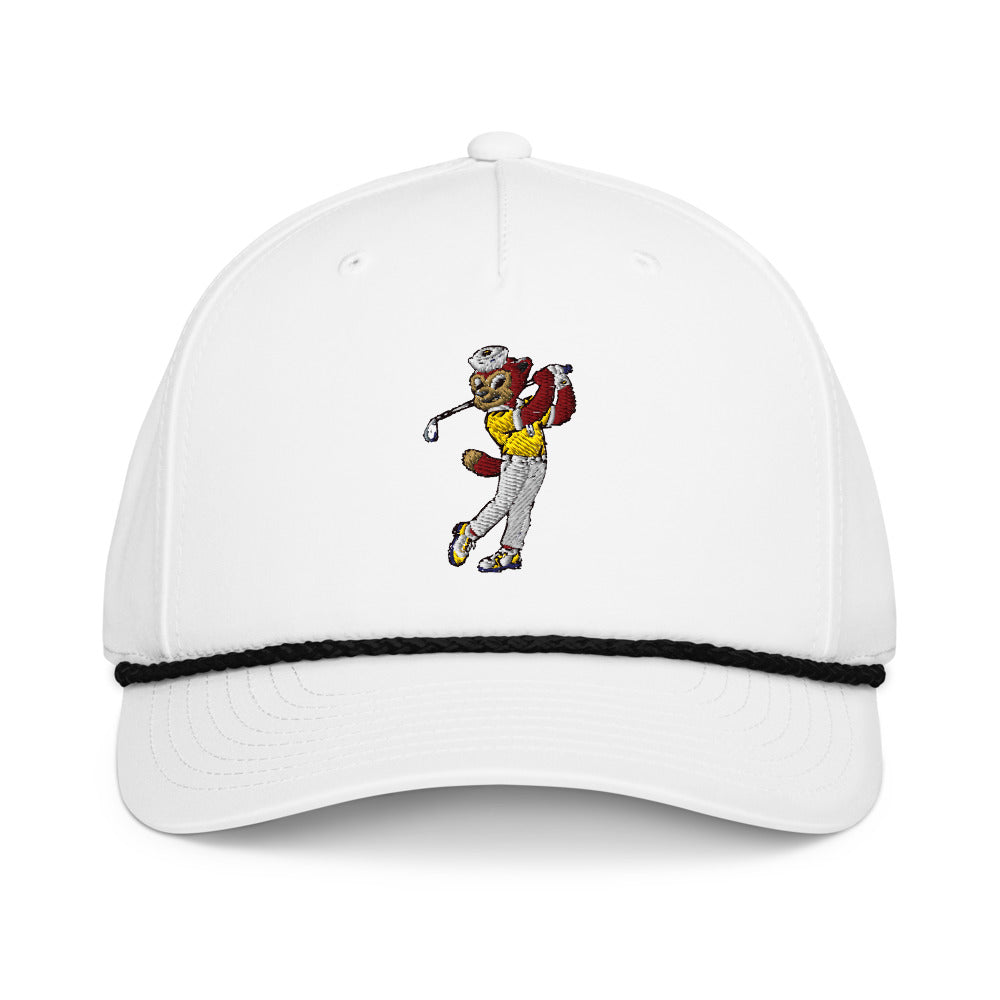 Michigan Wolverines Golfer rope hat — White