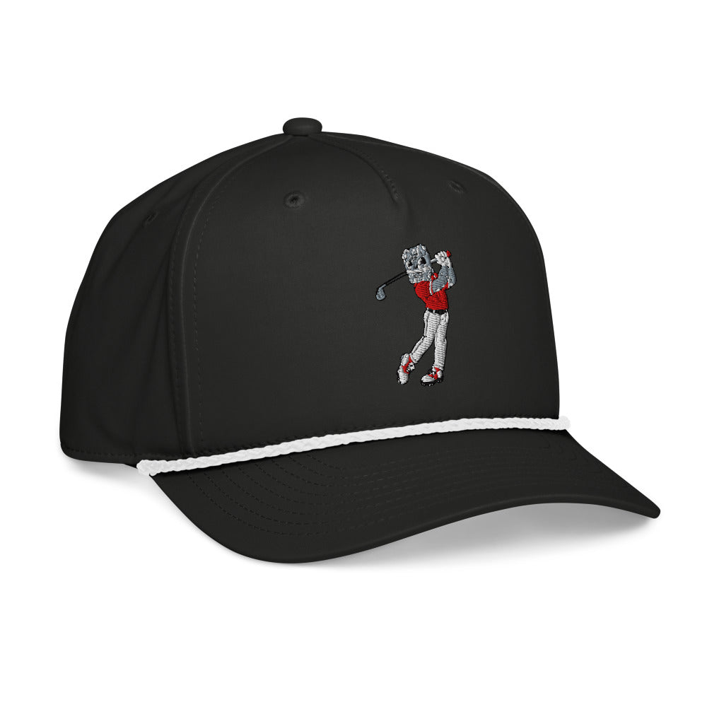 Georgia Bulldogs Golfer rope hat — Black (rightfront)