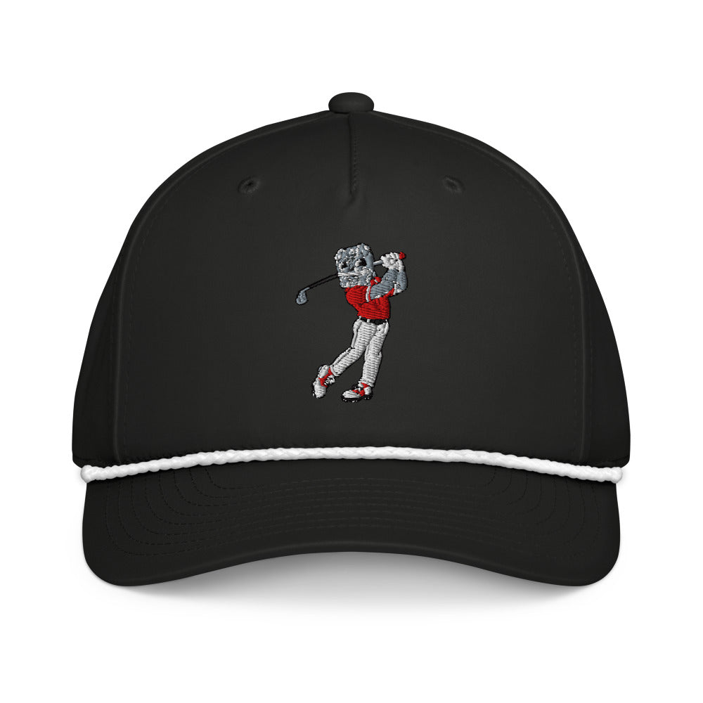 Georgia Bulldogs Golfer rope hat — Black