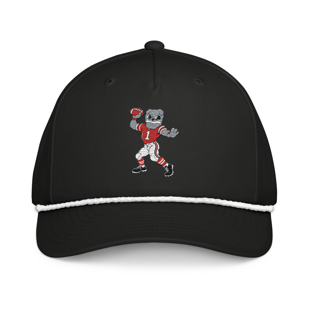 Georgia Bulldogs Quarterback rope hat — Black