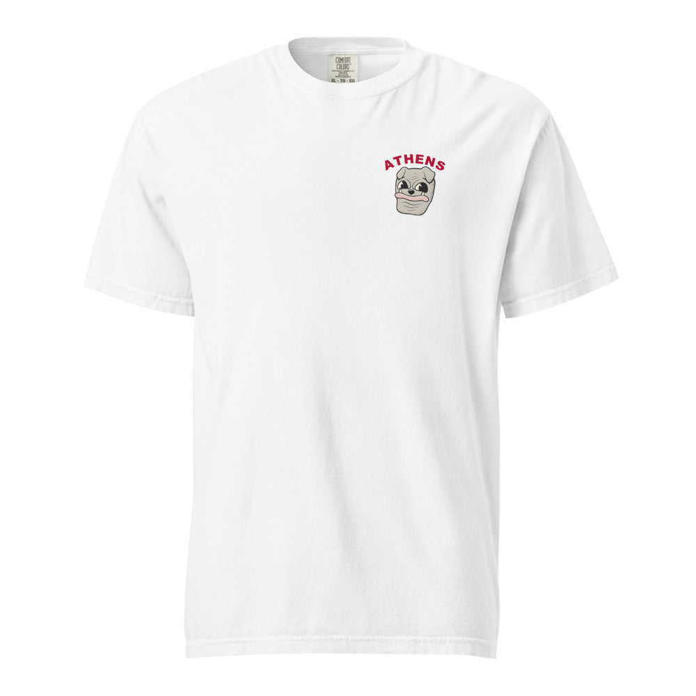Georgia Bulldogs Quarterback tee — White (front chest)