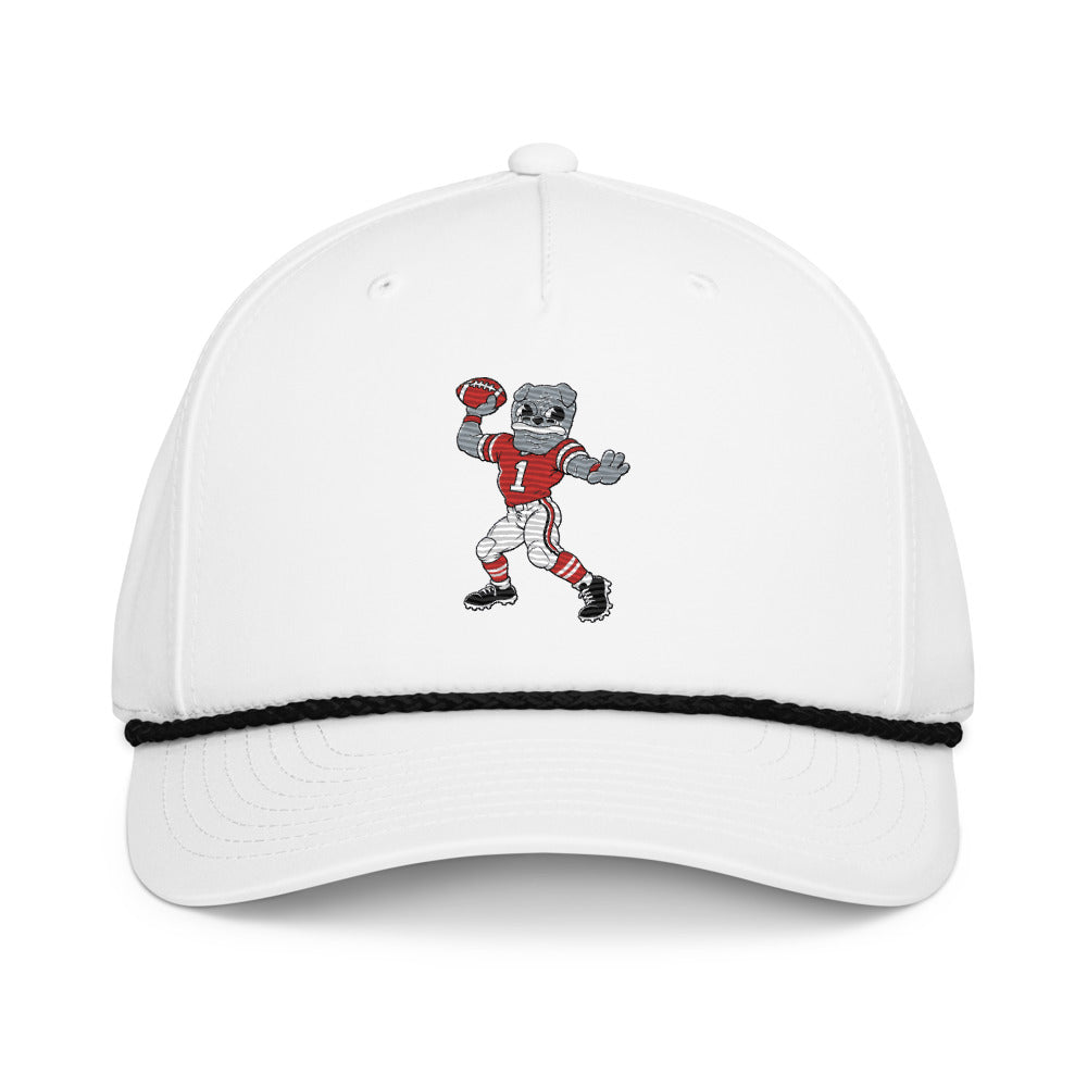 Georgia Bulldogs Quarterback rope hat — White