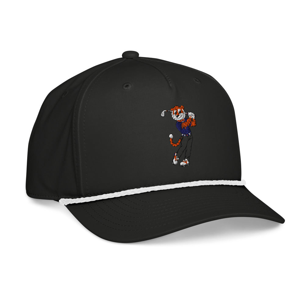 Auburn Tigers Golfer rope hat — Black (rightfront)